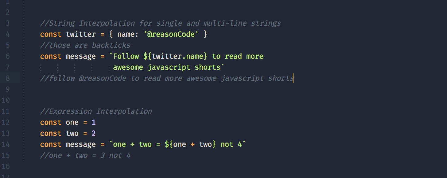 js string