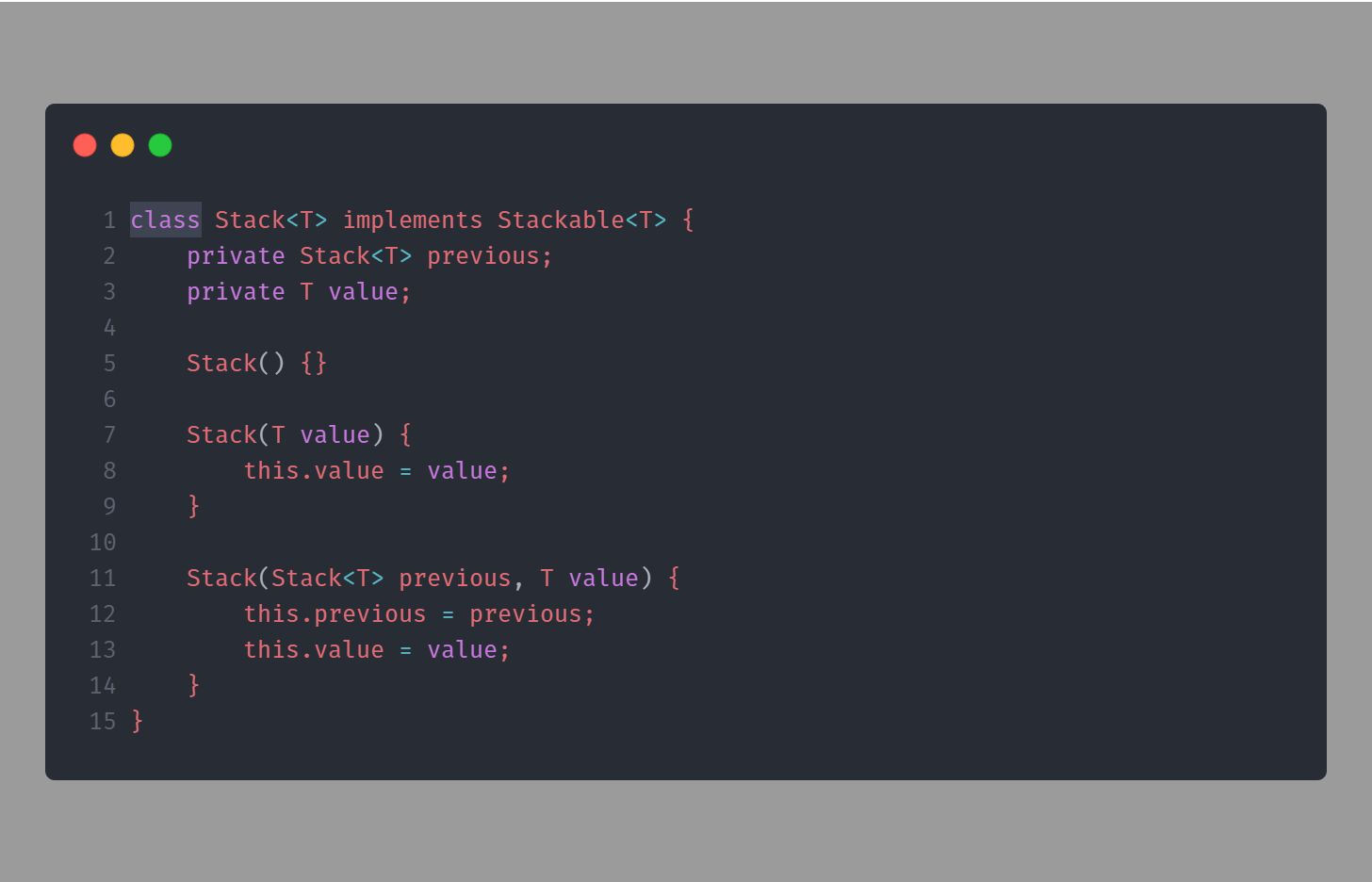 Building a Stack Class in Java. A stack is a fundamental data structure ...