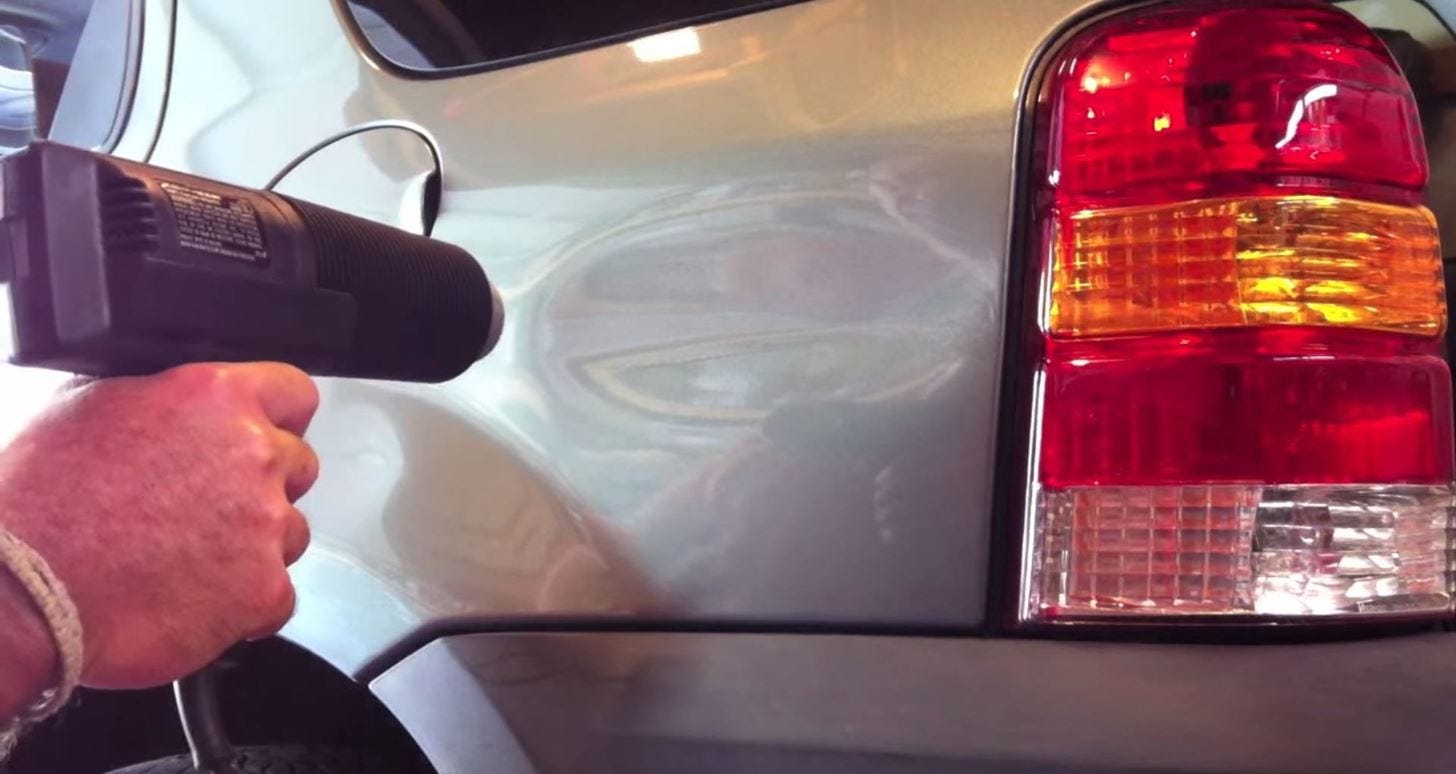 How To Remove Dents From The Car At Home Anna Swift Medium