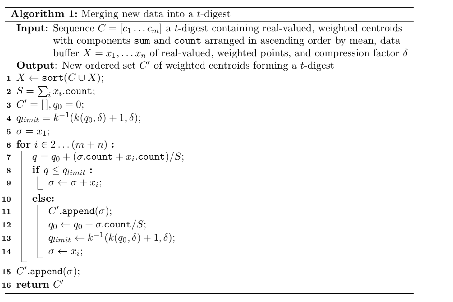 T-Digest: An interesting datastructure to estimate quantiles accurately.