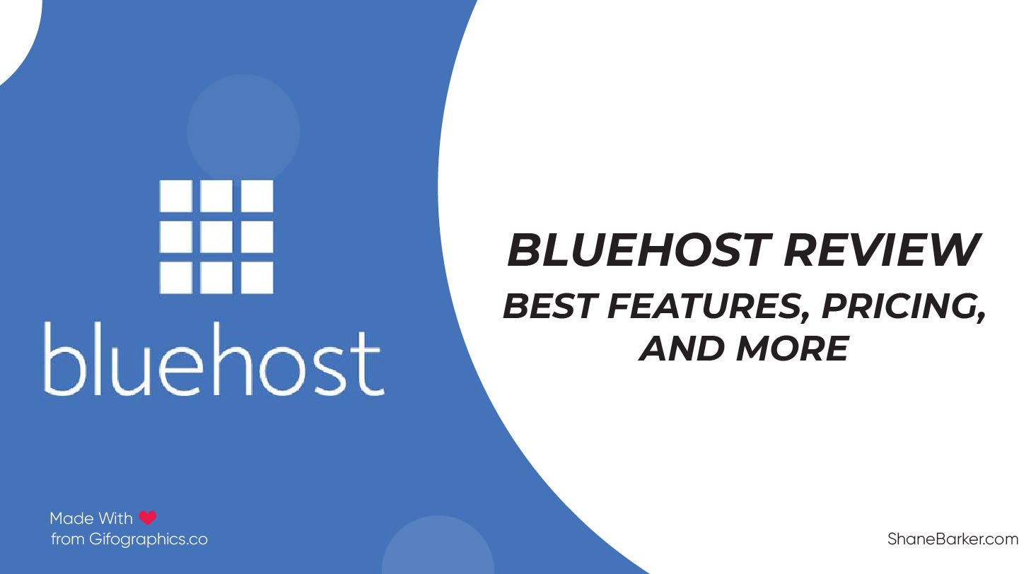 Bluehost Review Best Features Pricing And More Shane Barker Images, Photos, Reviews