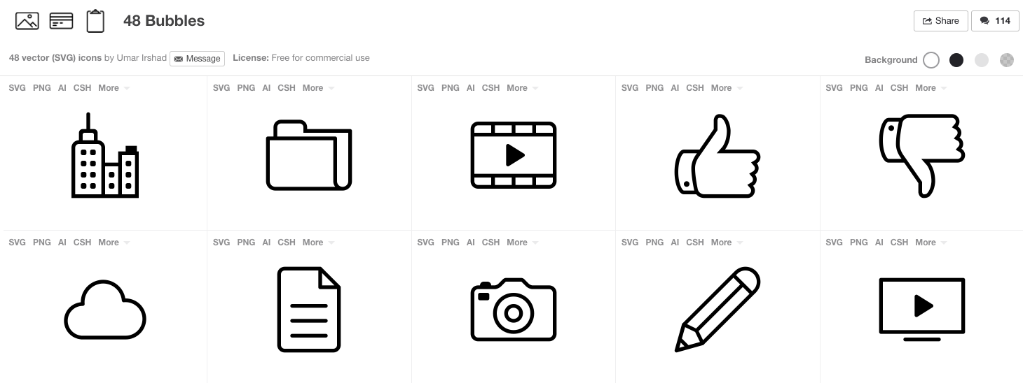 Download 10 Sources For Free Commercial Web Icons By Erica Tafavoti Planet Argon Medium
