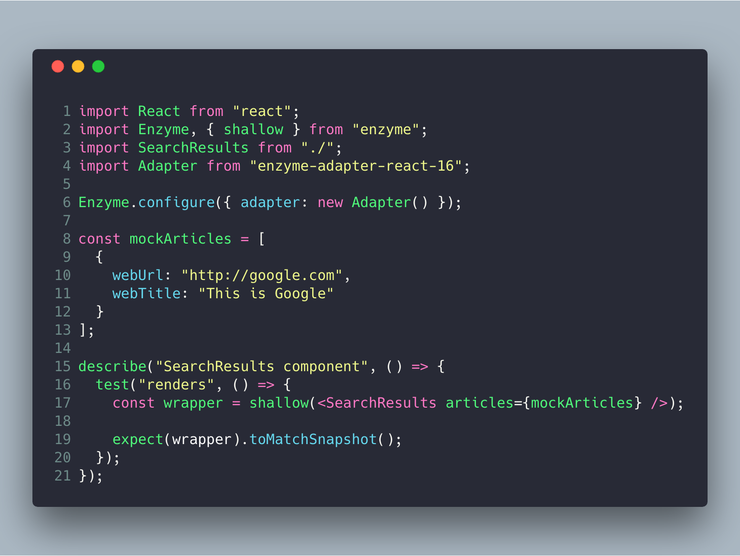 How to Test React Components using Jest and Enzyme by Linh Nguyen My