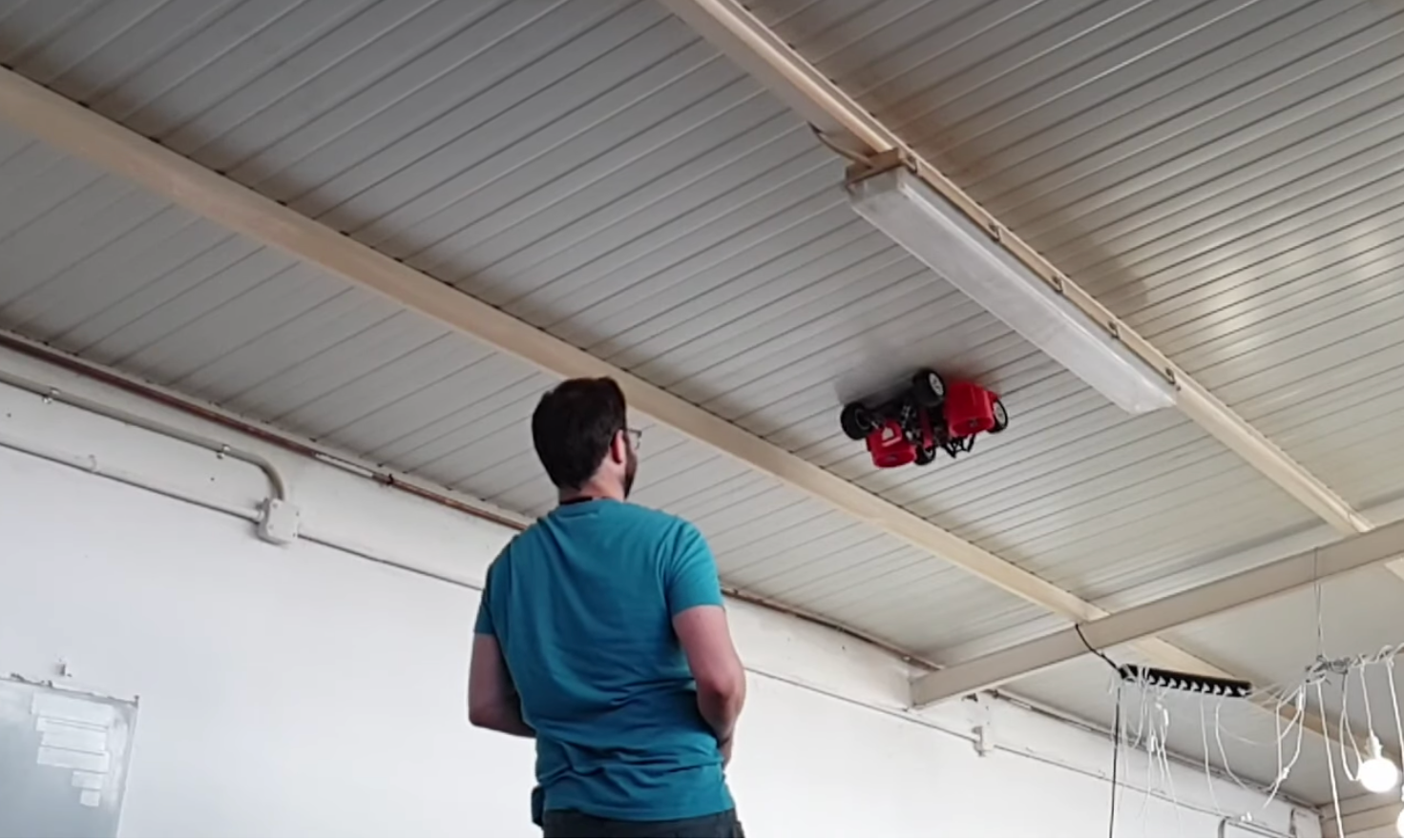 car that drives on walls and ceilings