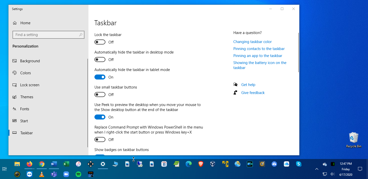 10 Ways To Tweak Your Windows 10 Taskbar By Pcmag Pc Magazine Medium