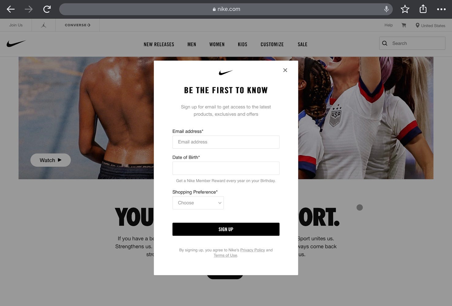 nike membership birthday