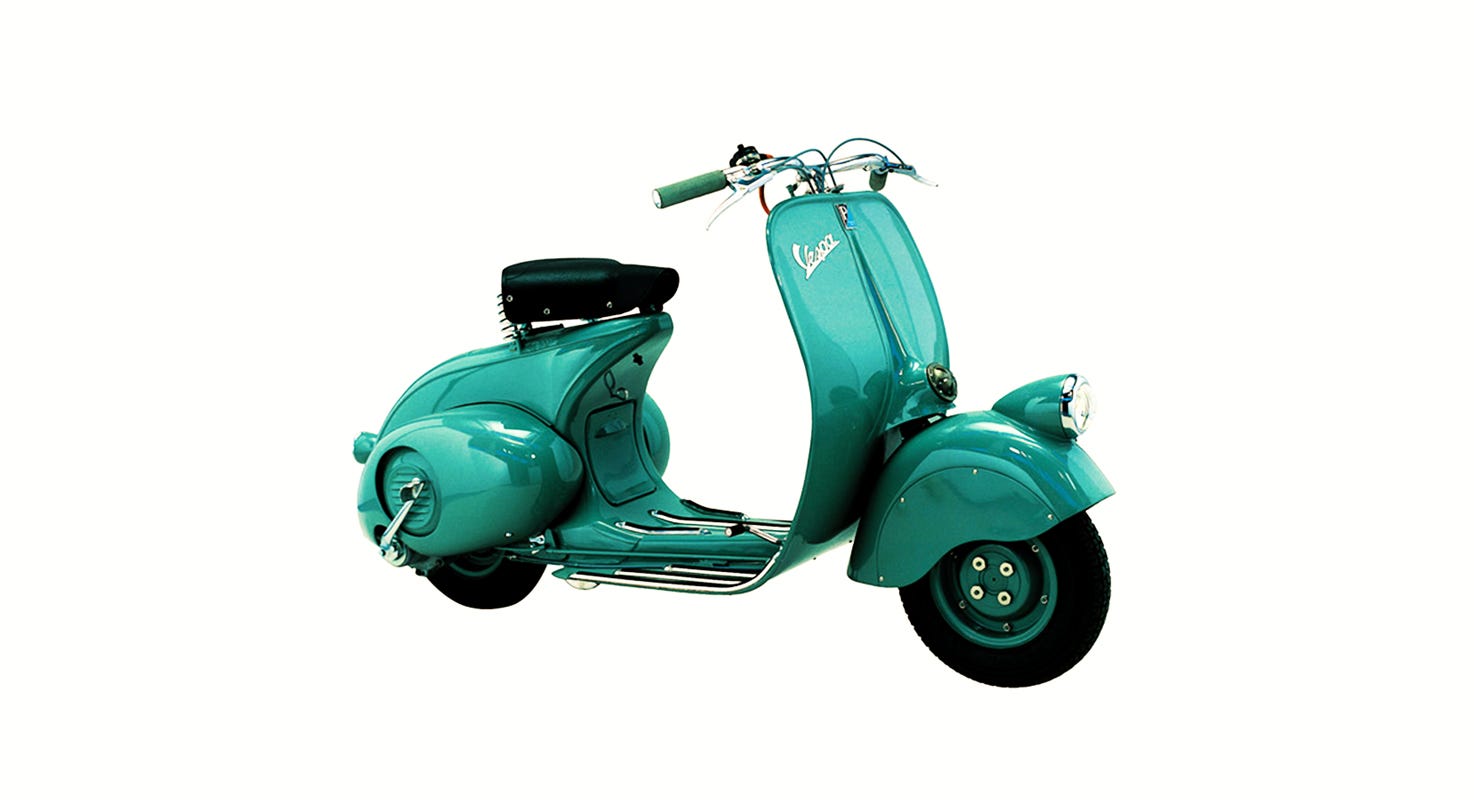 vespa moped