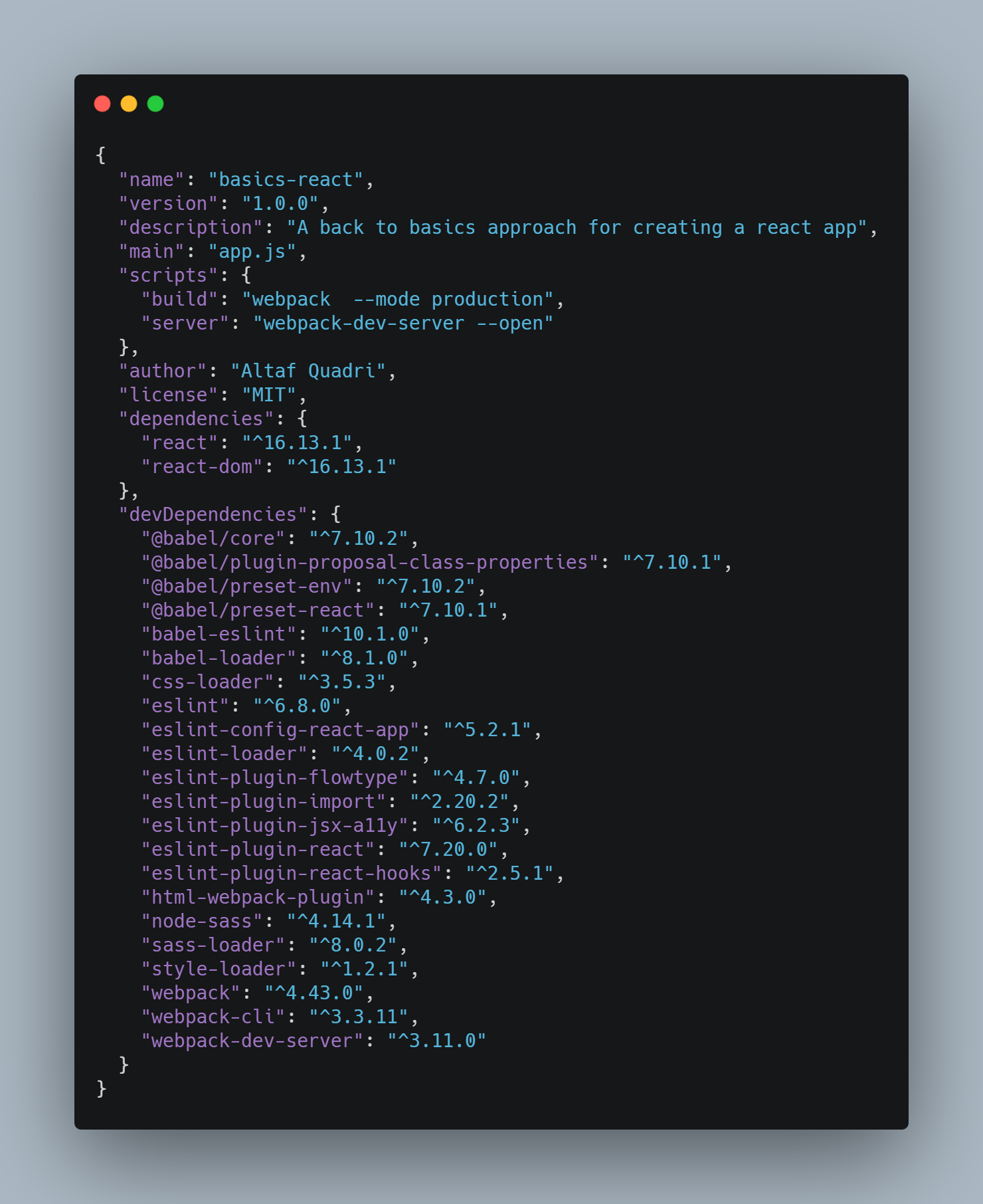 My Version Of The Create React App By Altafmquadri The Startup Medium