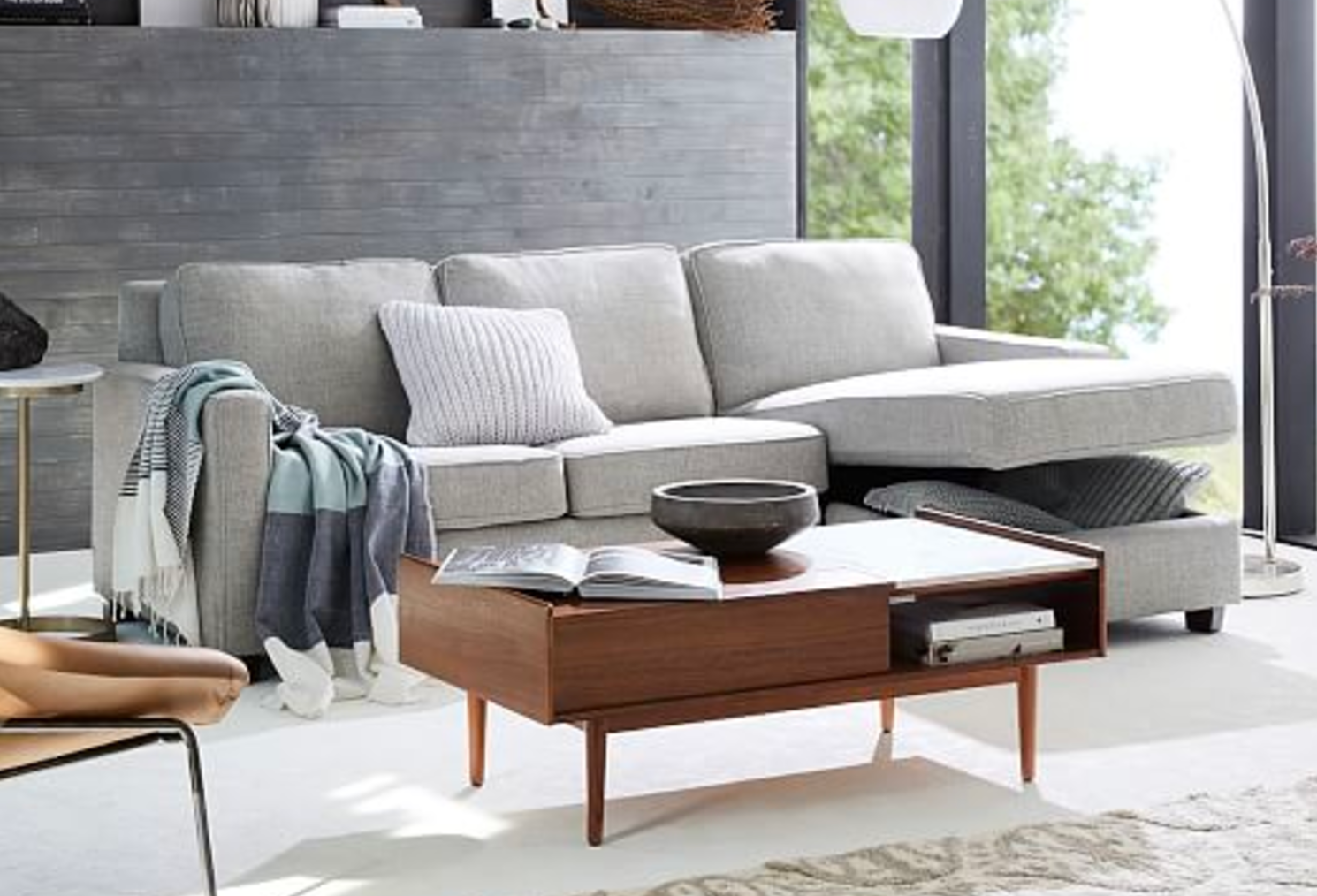 Coffee Table Styles / How To Style Your Coffee Table Once And For All / Lots of vintage coffee tables have great lines and sizes, and definitely fall under $500.