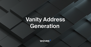 Vanity Address Generation Waves Platform - 