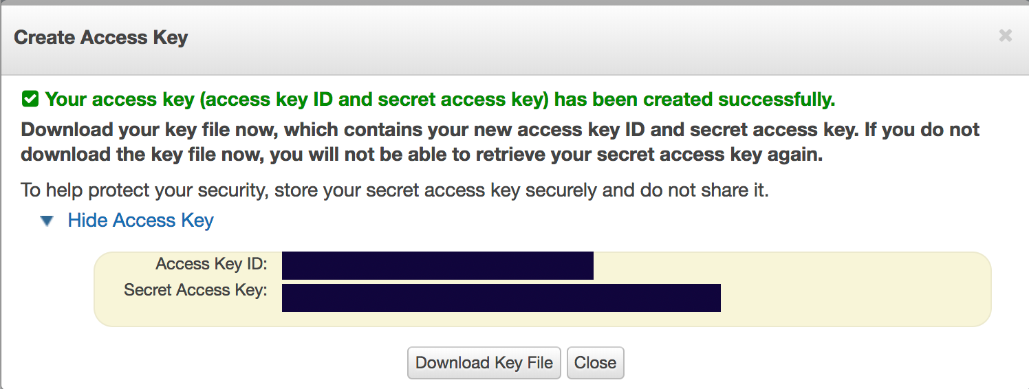 How to create an S3 Bucket and AWS Access Key ID and Secret Access ...