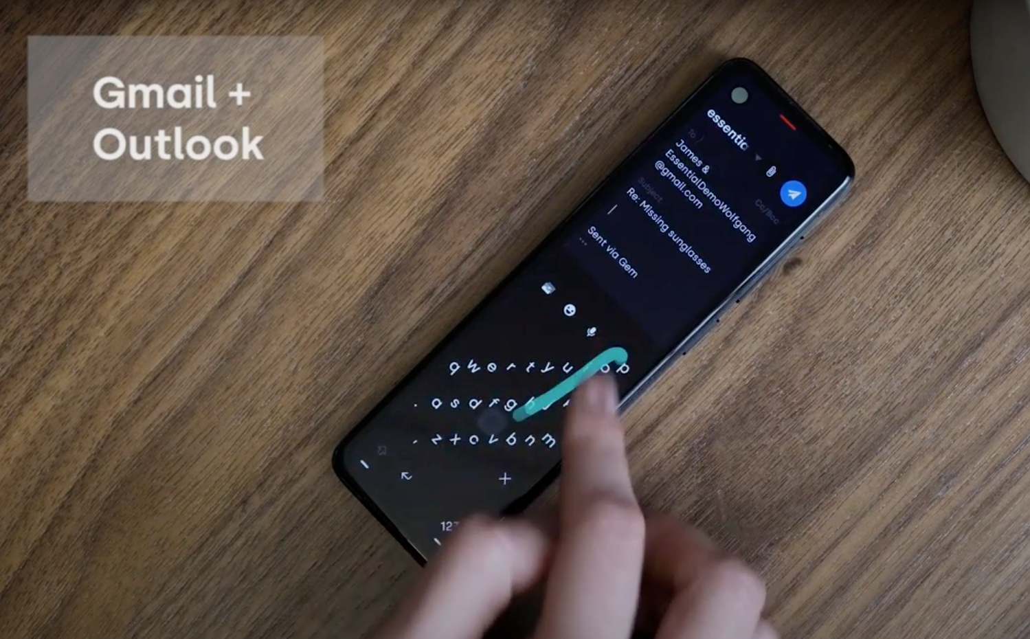 Fleksy Keyboard custom-built for Essential GEM