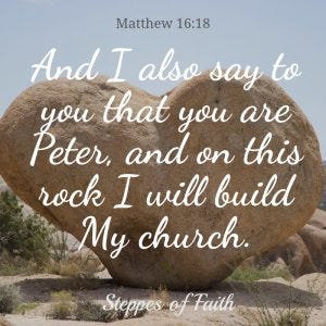 New Beginnings How Peter Became The Rock Of The Early Church By Steppes Of Faith Medium