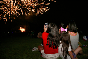 Valley stream fireworks
