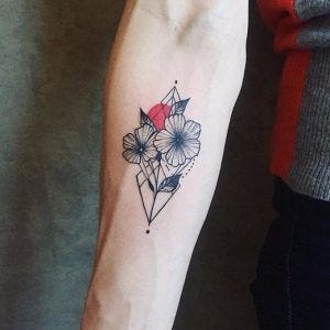 Les Tatouages Géométriques Et Florales De Laura Martinez