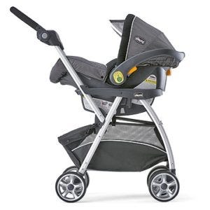 stroller with baby facing you