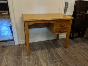 Painting And Refinishing A Small Wood Desk Quadrant Media Medium