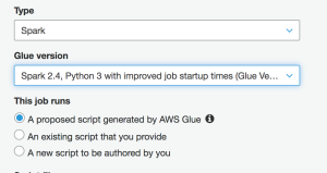 AWS Glue PySpark