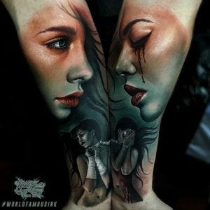 The Haunting Horror Réalisme De Sam Barber My Tatouage