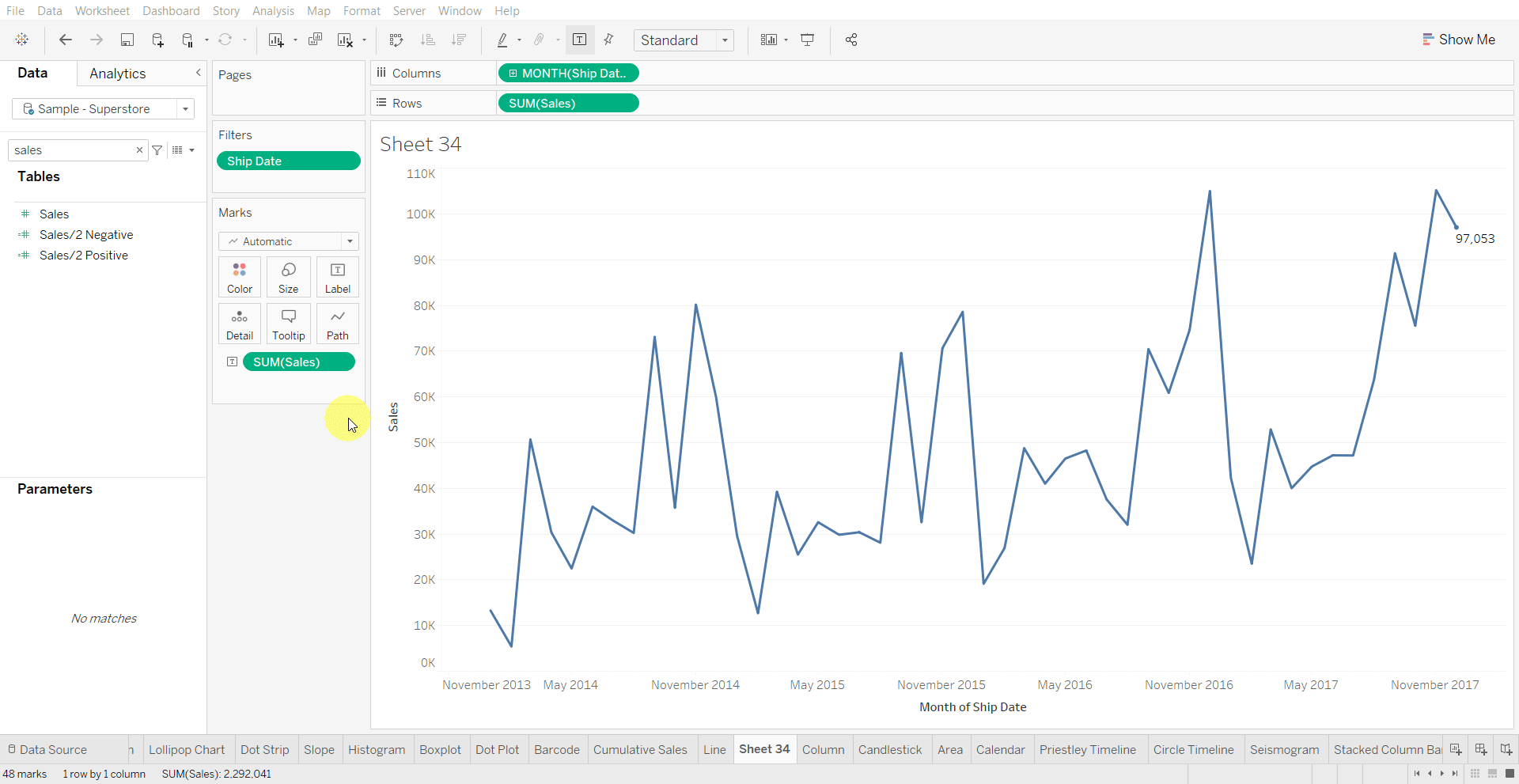 Tableau Tutorial — How to create a Line Chart - MLearning.ai - Medium