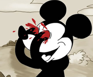 Mickey bleeding eyes. Se até o Mickey (que é o Mickey!)… | by Vic Scarsi |  Medium