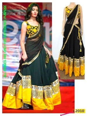 lehenga design for short height girl