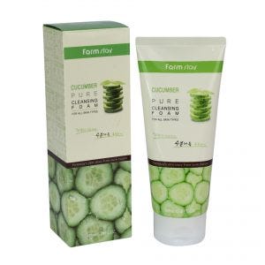 face wash foam with cucumber