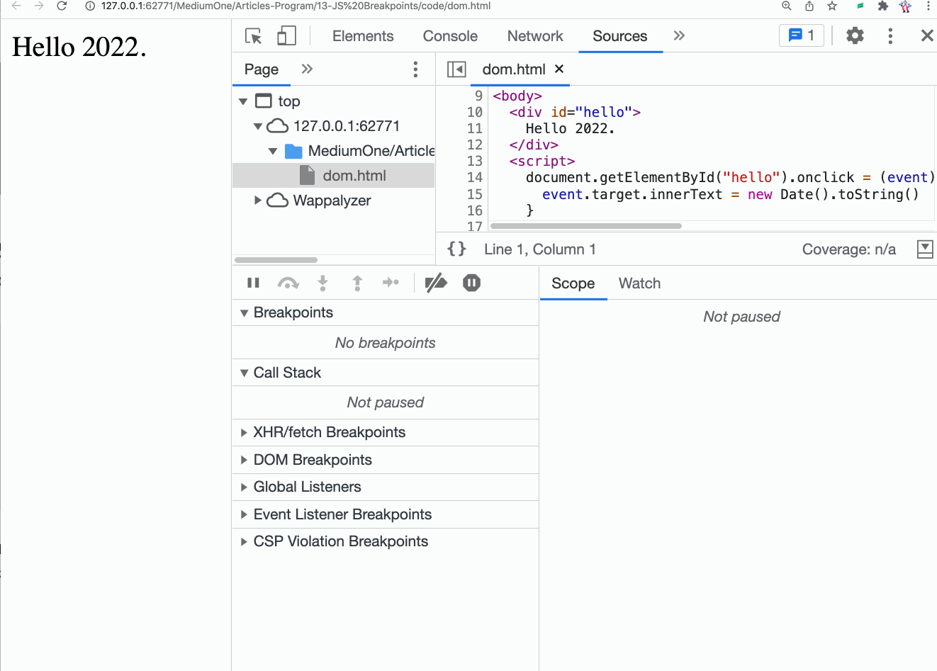 5 Ways to Add Breakpoints on Chrome Devtools by bytefish JavaScript