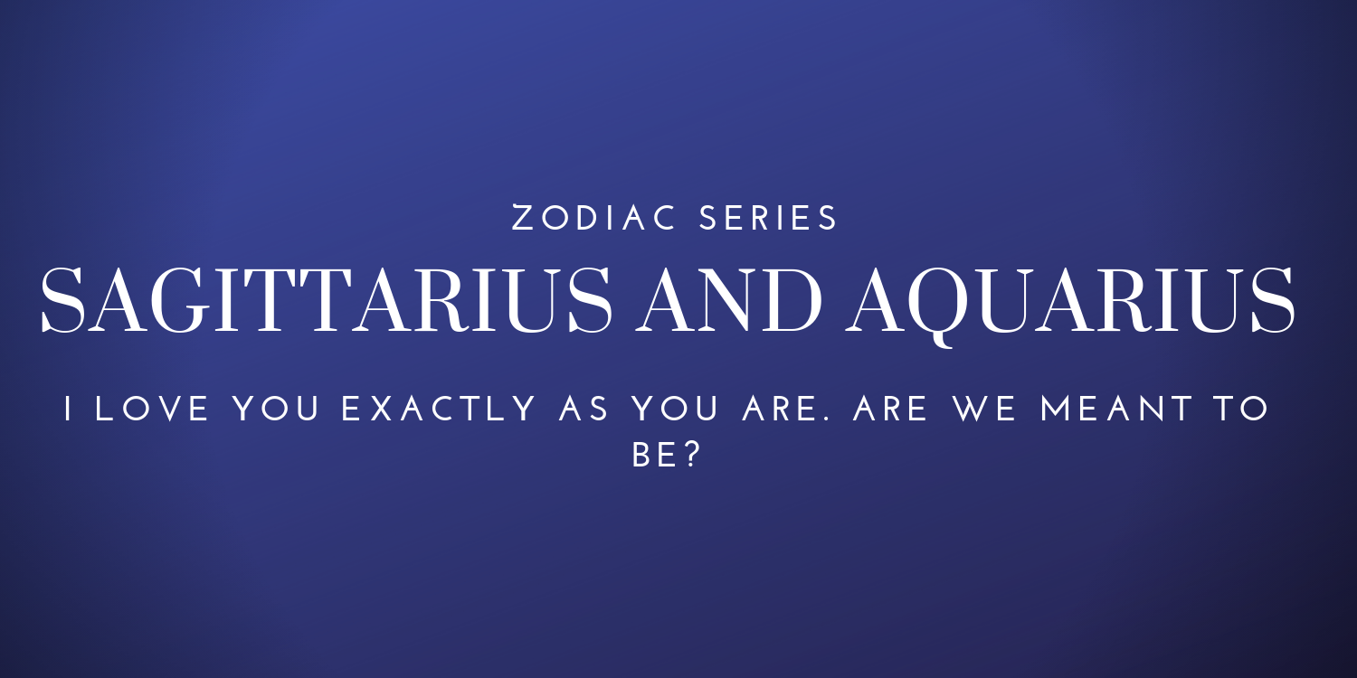 Sagittarius with Aquarius Love Compatibility by Jen Christina Medium