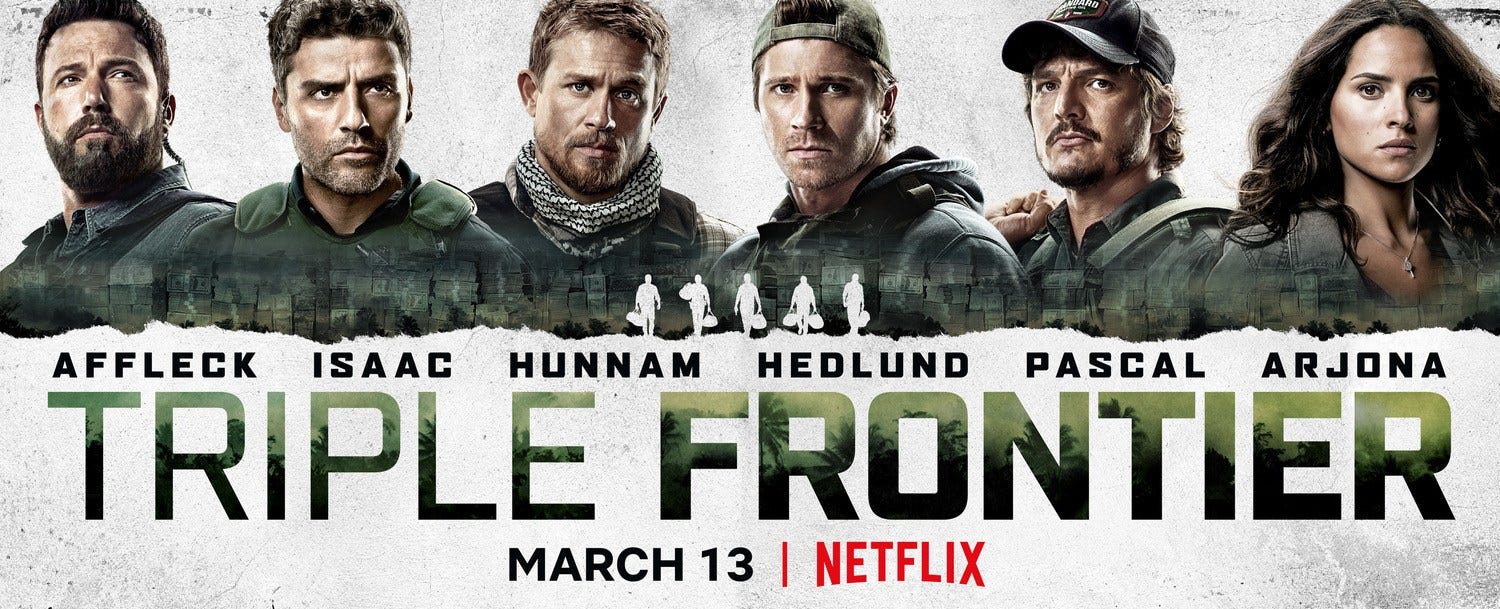 Movie Review: Triple Frontier. Triple Frontier opens in a “shithole”… | by Esosa Omo-Usoh | Medium