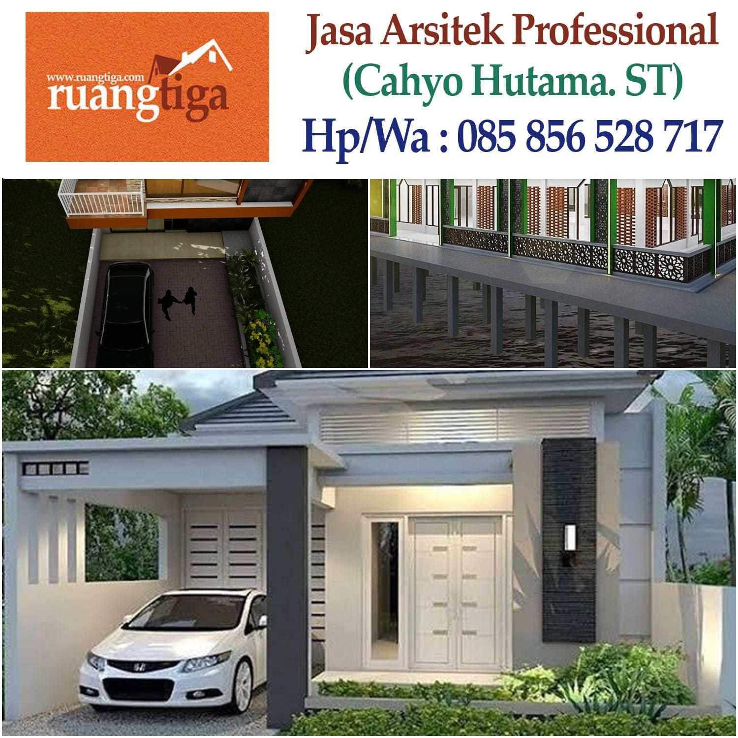 085856528717 Jasa Arsitek Desain Bangun Rumah Kota Bks Jawa
