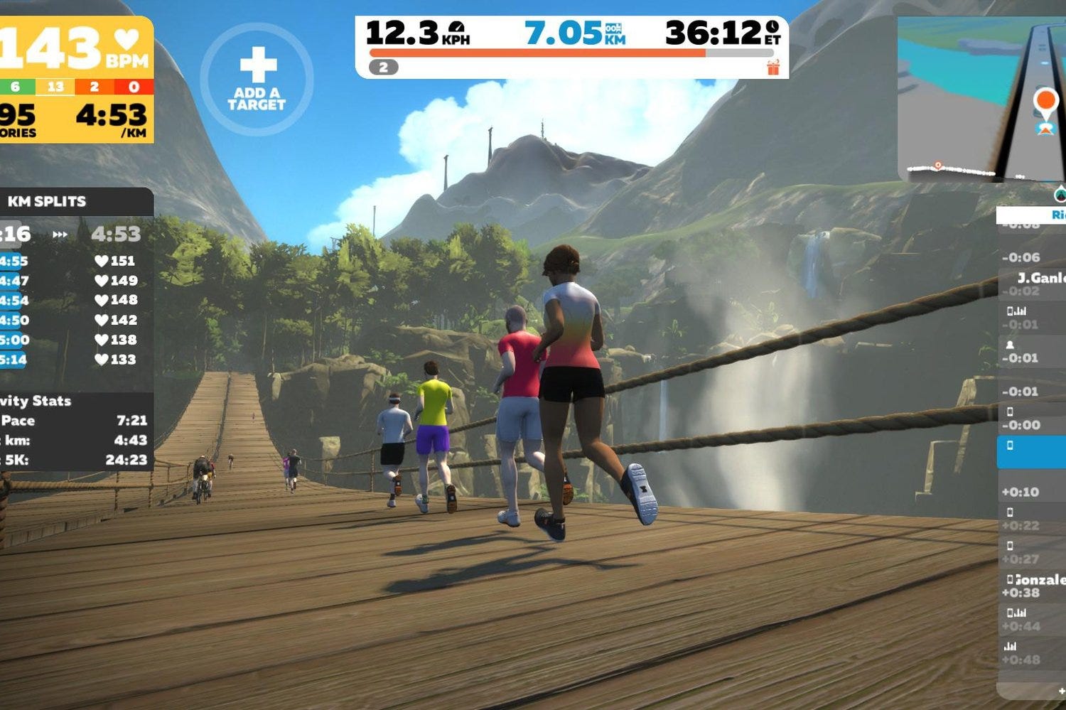 zwift run cost