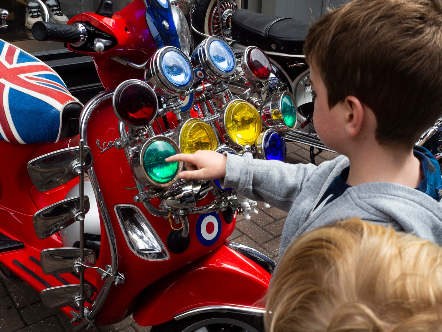 Lambretta Children's Clothing  . Lambretta Series 1&2 Ultra Rare Super Mudguard Embellisher.