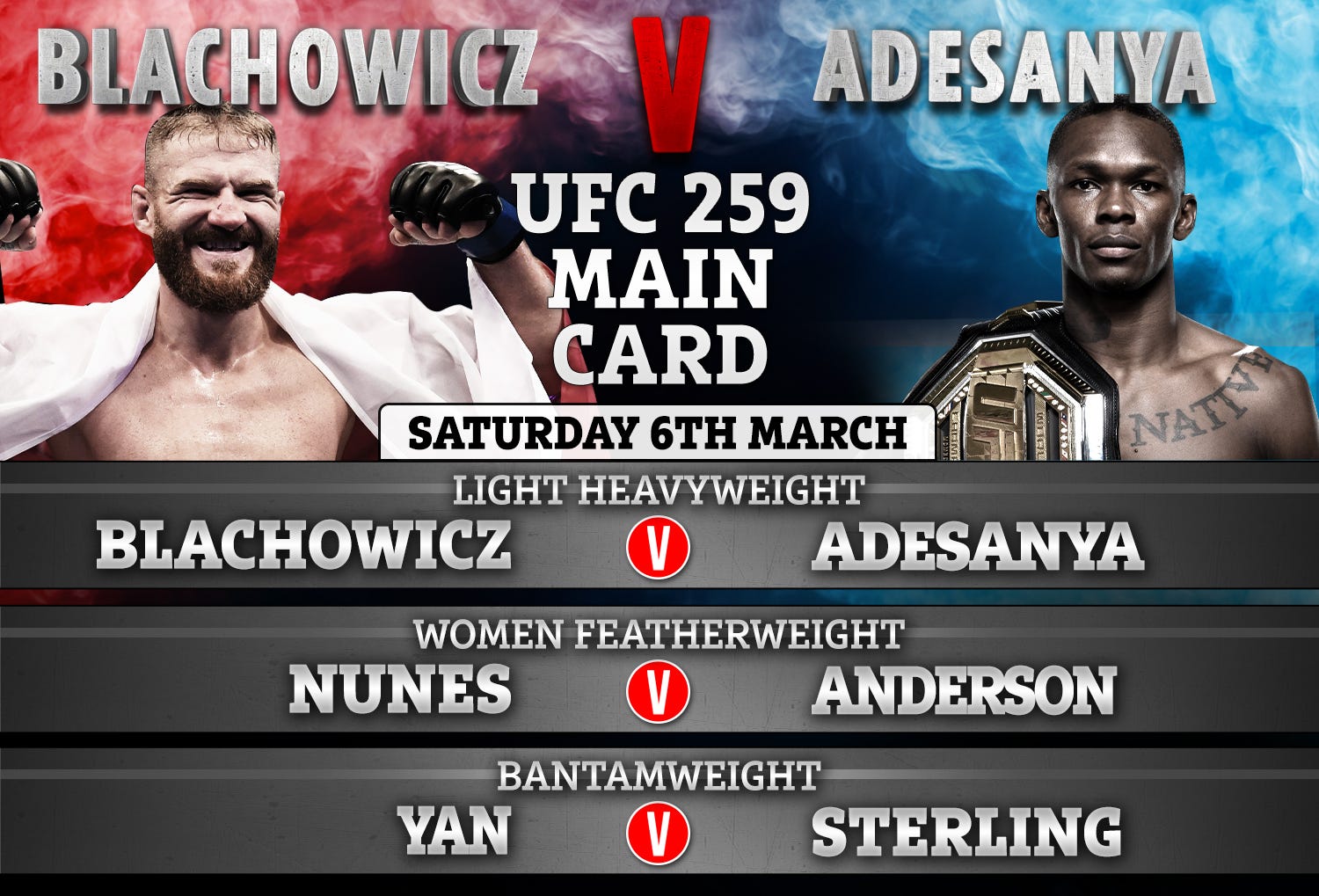 Live Blachowicz Vs Adesanya Livestream Ufc 259 Broadcast Free Tv Channel 2021 By Islinksports Mar 2021 Medium