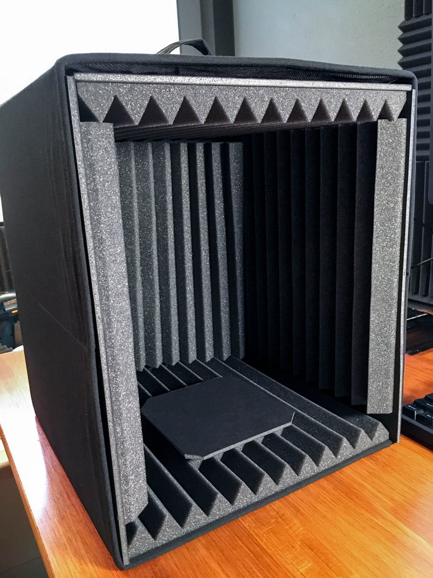 Diy 20 Microphone Isolation Box For Podcasting Allan White Medium