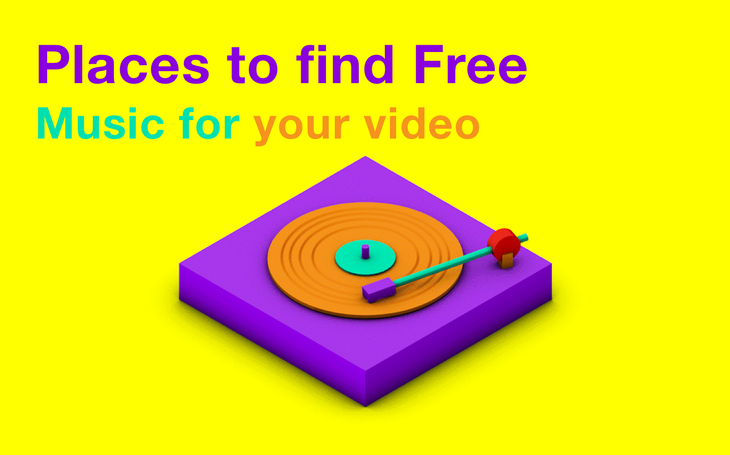 25 Amazing Places To Find Free Music For Your Videos By Timur