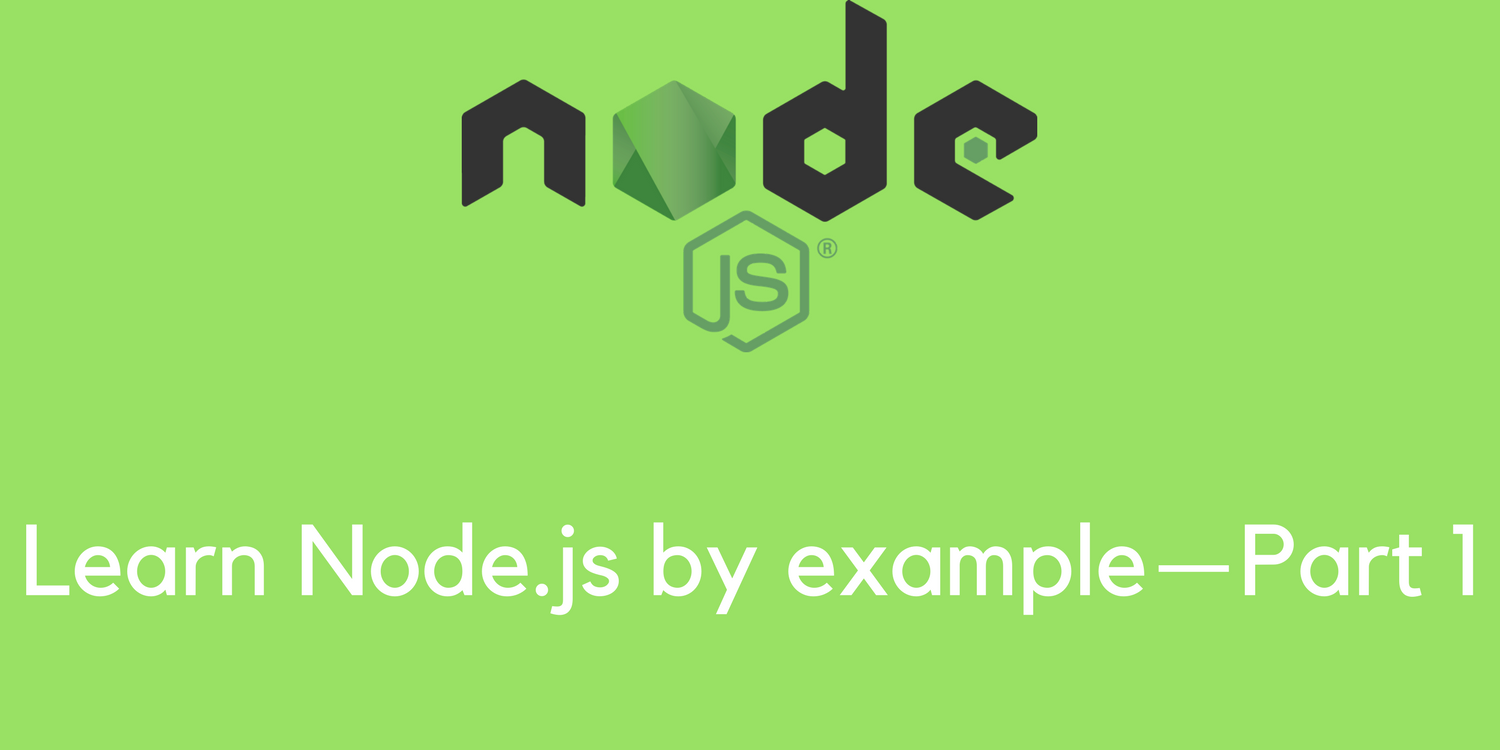 Learn Node.js by example — Part 1 | by Eniola Lucas Fakeye | Medium