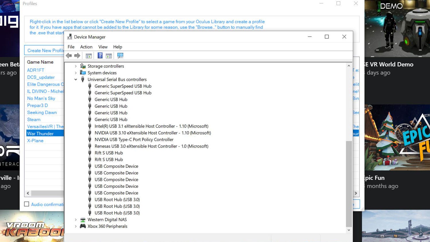 oculus rift s usb connection not working