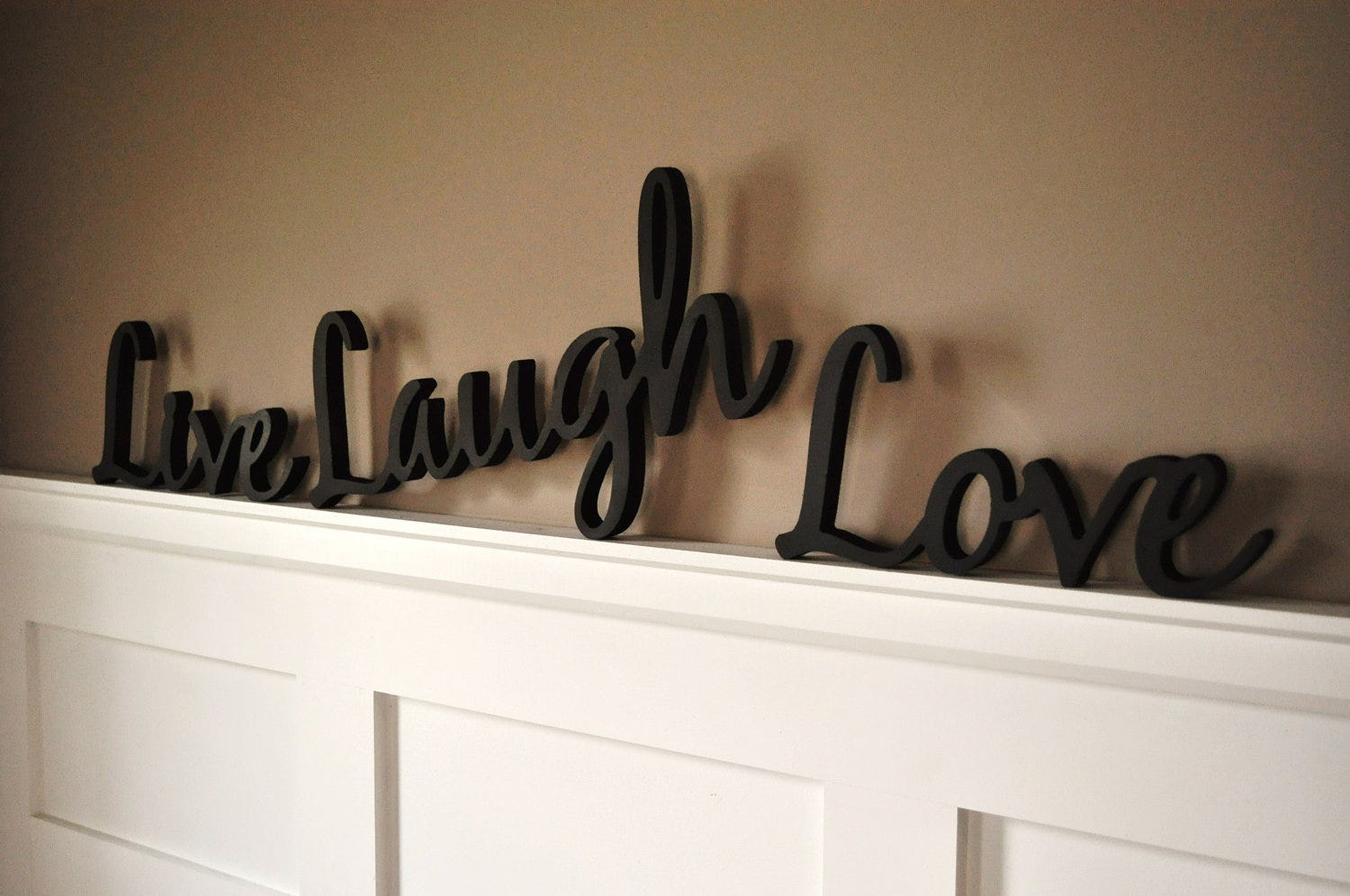 Woman S Crippling Depression Instantly Cured After Purchasing Live Laugh Love Signs For Bathroom By Matthew Querzoli The Quintessential Q Medium