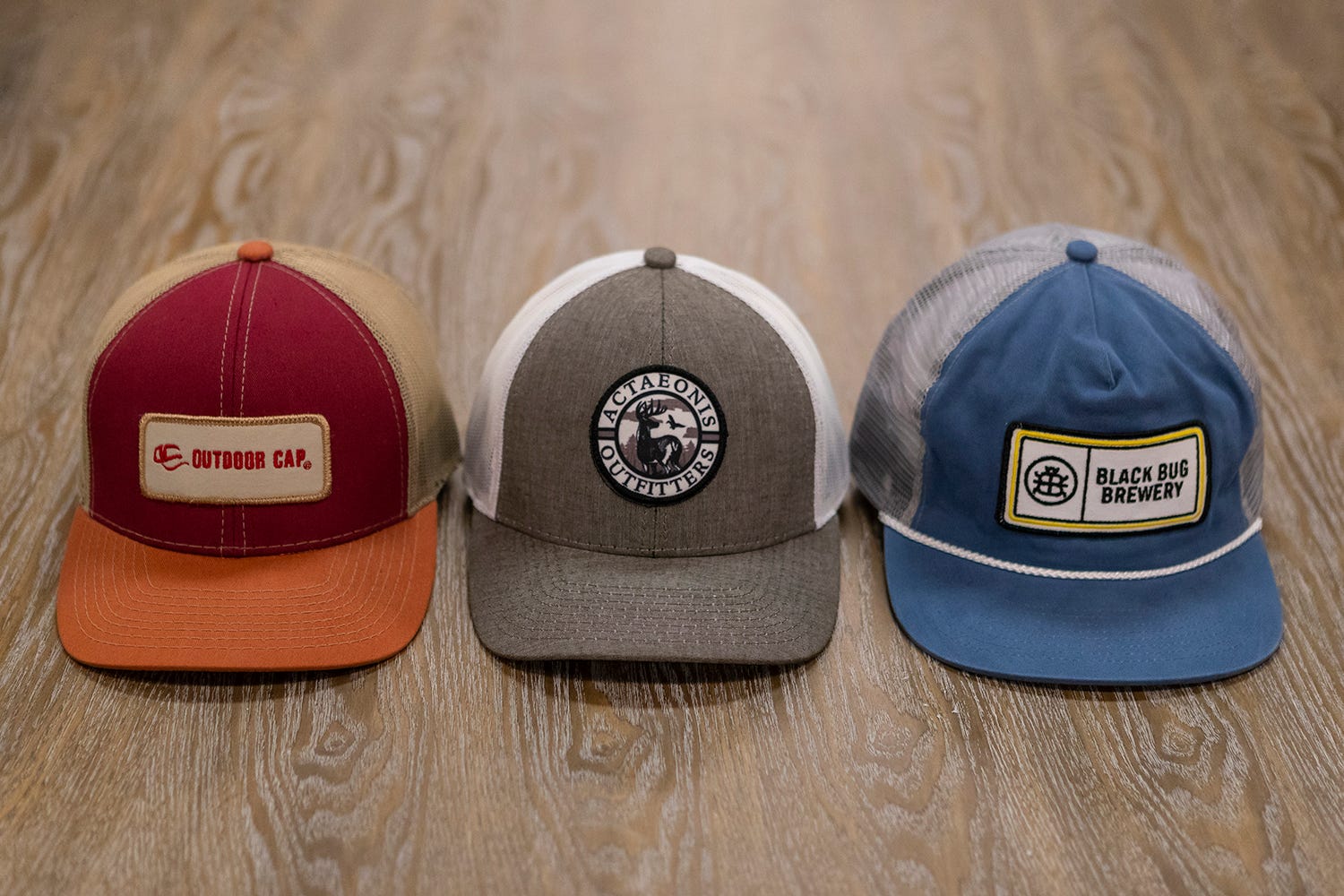 open baseball cap