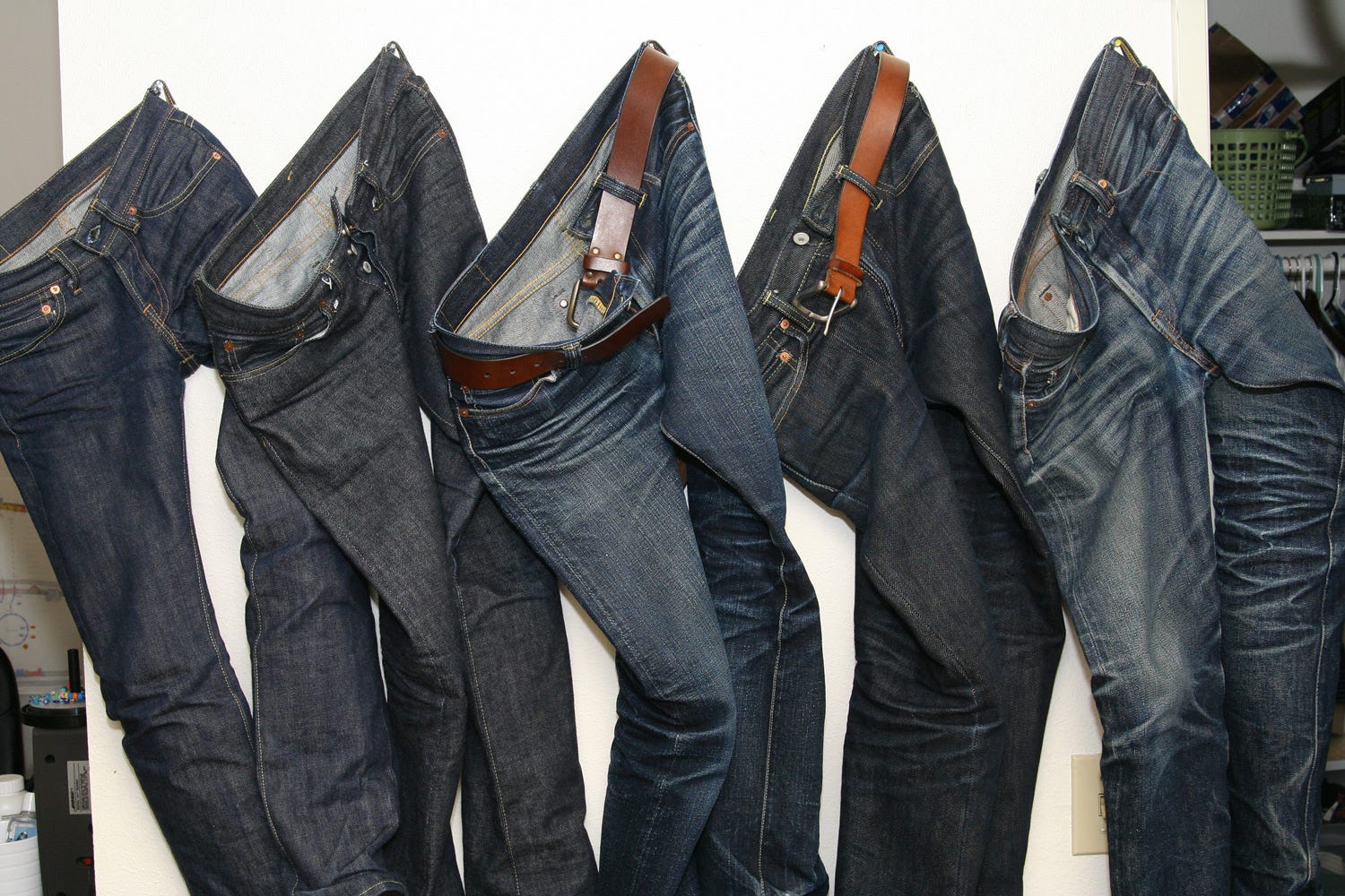 urban clothing brand that specializes in untreated denim
