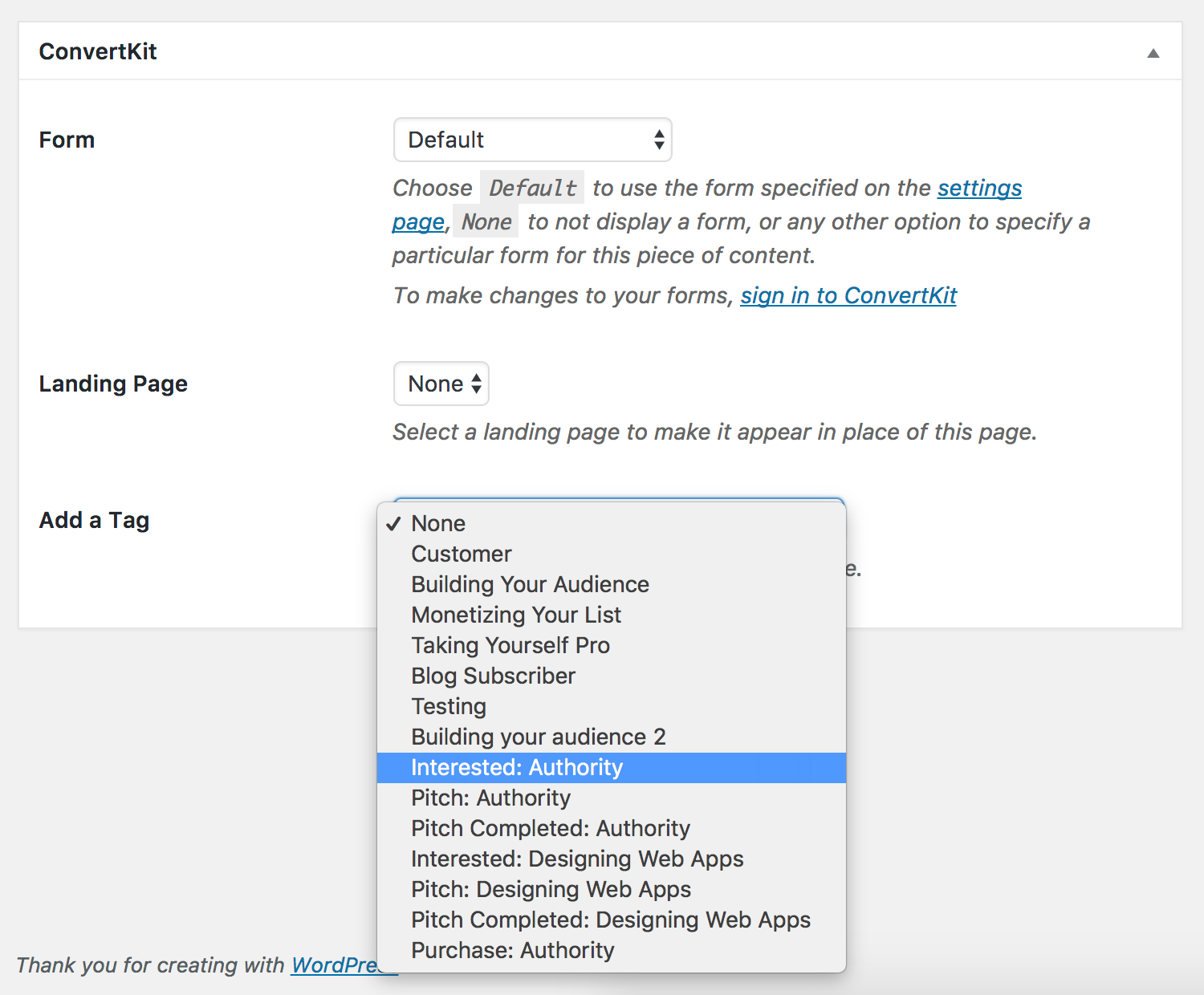 Personalize your website with the new ConvertKit WordPress plugin by Nathan Barry Work in