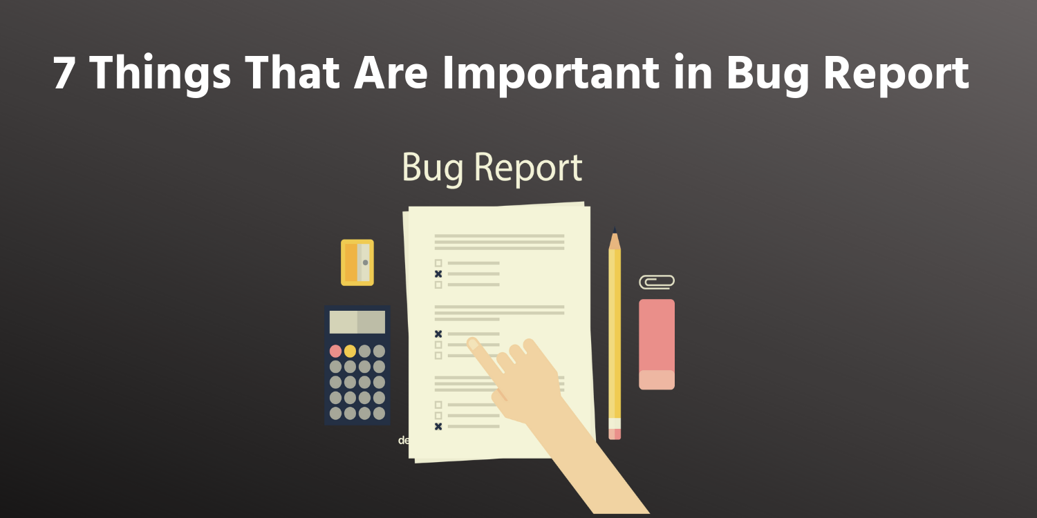 meaning report bug