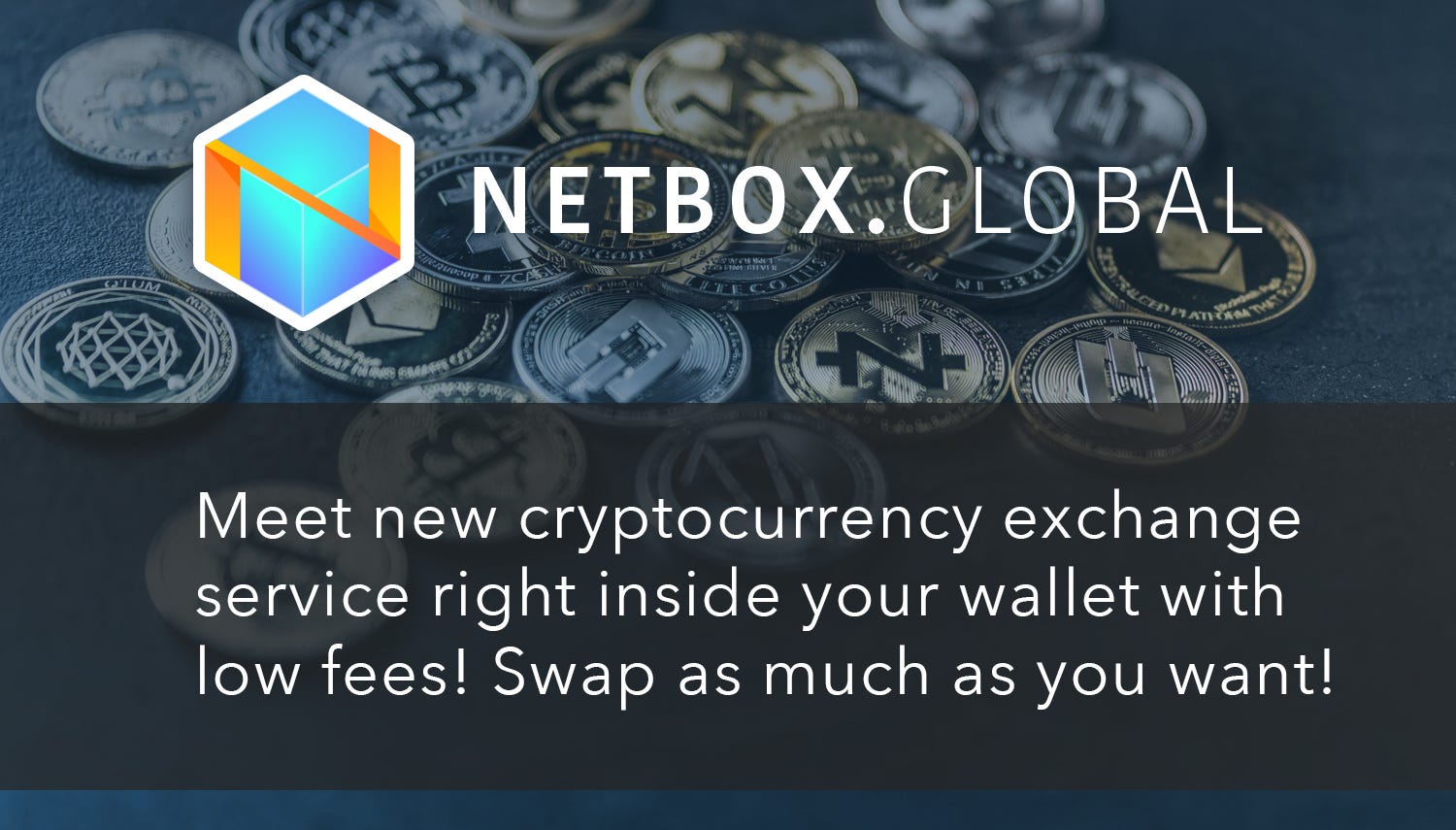 New cryptocurrency exchange service right inside Netbox.Wallet