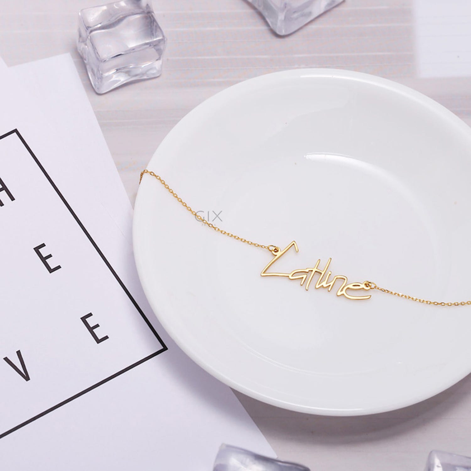 Handwriting Necklace Custom Name Memorial Gifts Unique Fashion Items In Silver With Your Loved Ones Personal Writing Signature By Gix Minimalist Jewelry Medium Memorial Gifts Unique Fashion Items