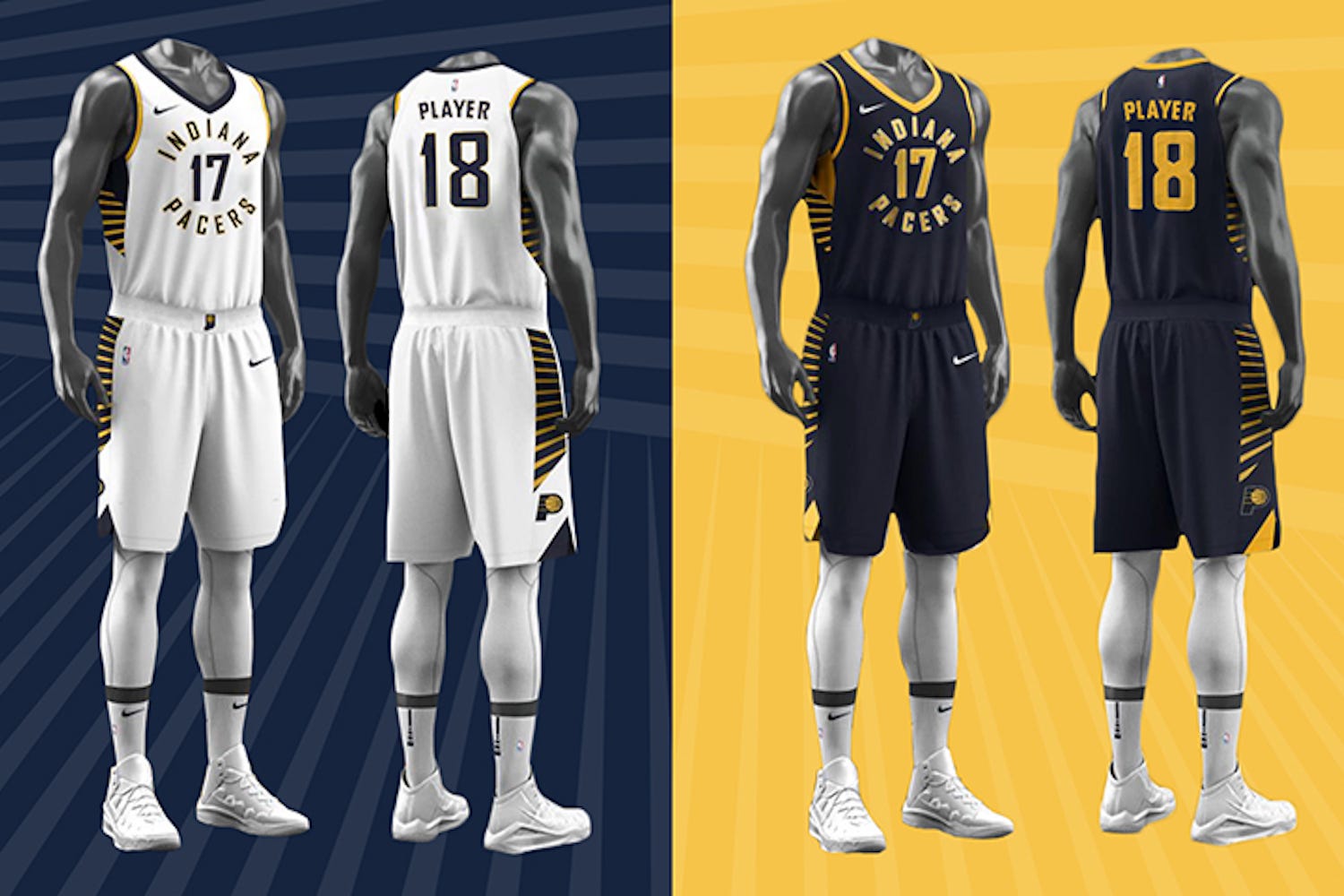 indiana pacers jersey design