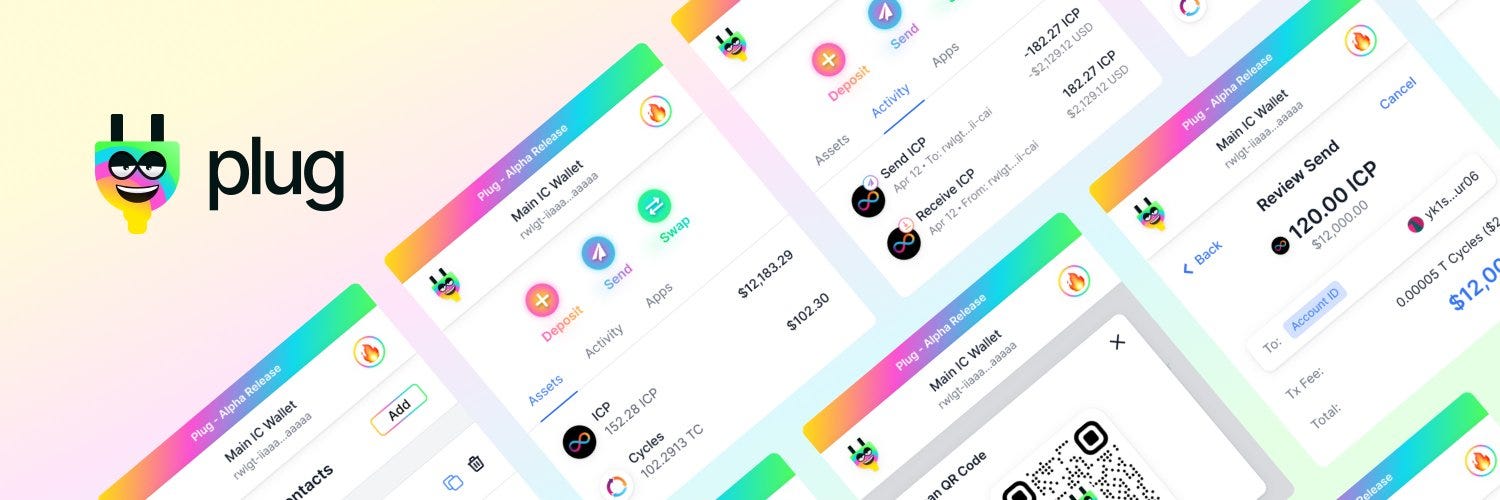 Plug A Crypto Wallet For Icp Tokens And Cycles Surpasses 100 000 Users By Dfinity The Internet Computer Review Medium