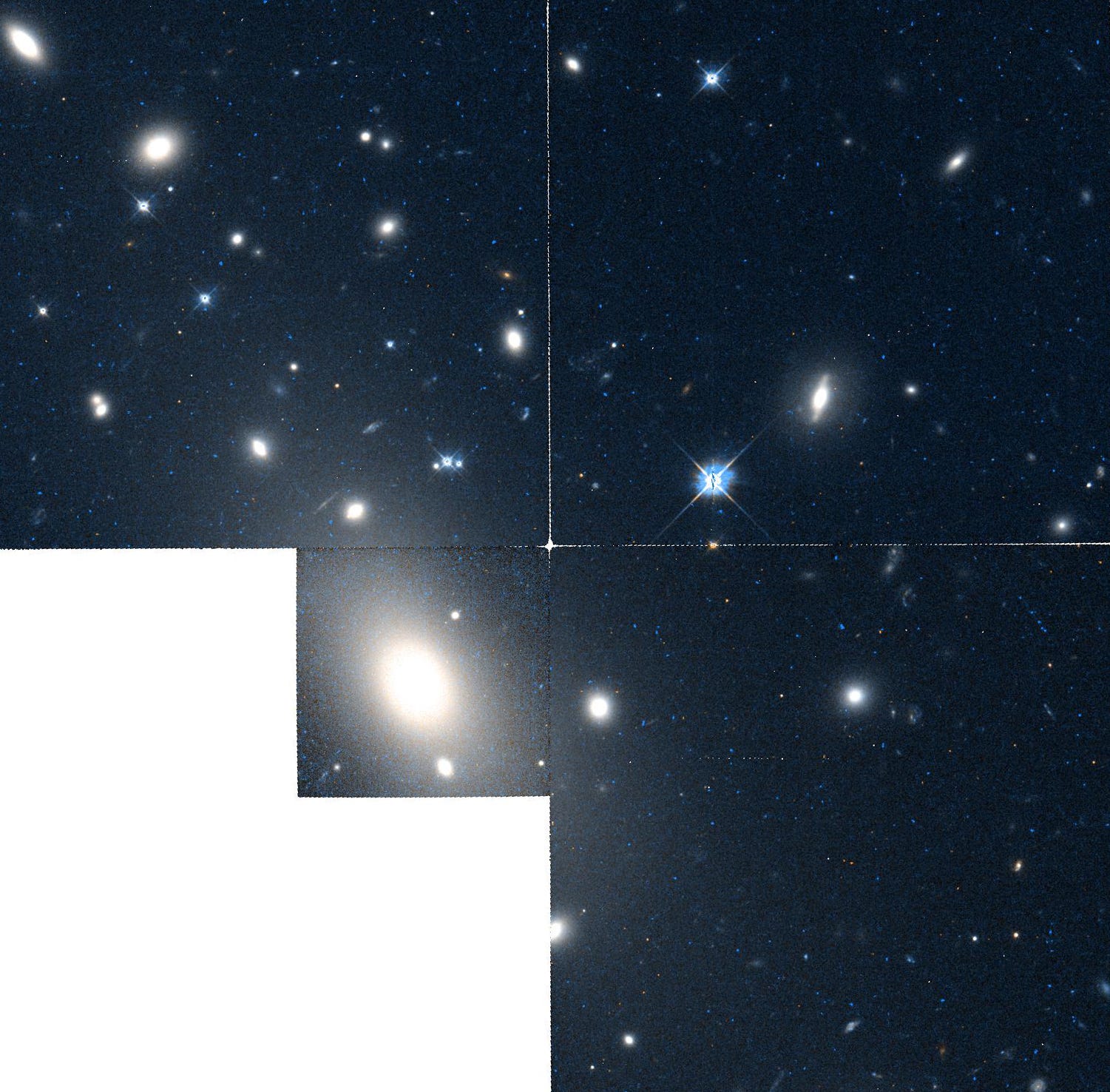 Nucleo Galattico Luminoso Che Emette Onde Radio