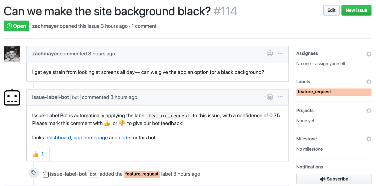 How To Automate Tasks On Github With Machine Learning For Fun And Profit By Hamel Husain Towards Data Science How To Automate Tasks On Github With Machine Learning For Fun And Profit By Hamel Husain Towards Data Science