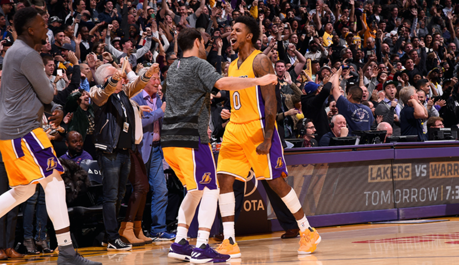 Lakers Luck Out On Swaggy P S Late Three By Asha Doucet Sportsraid Medium